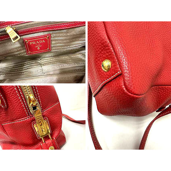 Prada Handbag Rosso Red - Picture 4 of 5